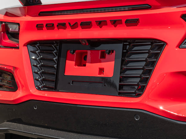 CORVETTE C8 Z06 & E-RAY | LICENSE PLATE BACKING